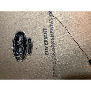 Vintage SyrocoWood Decorative Wall Plaque with Musical Instruments